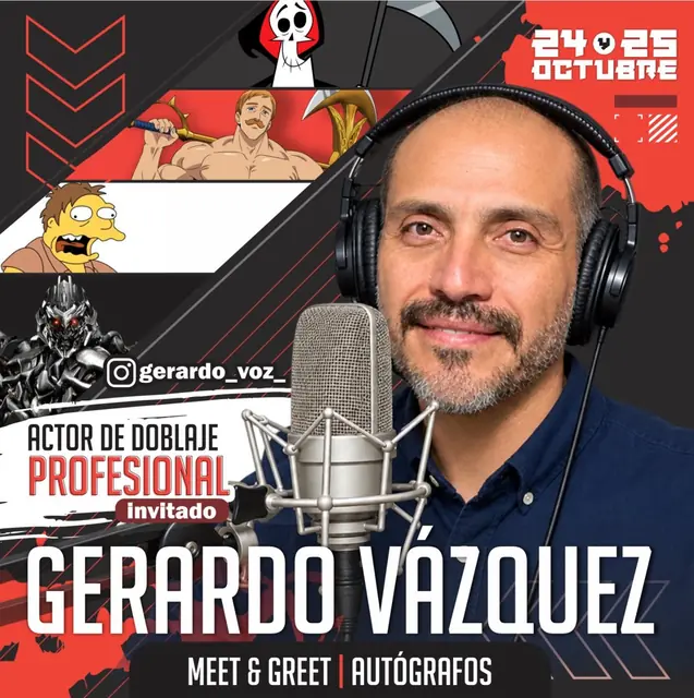Gerardo Vásquez, actor de doblaje